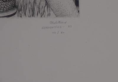 Christian Robilliard - Serpentine, 1972 - Gravure originale signée 2