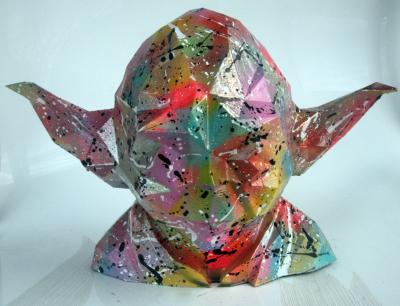 SPACO - Maitre Yoda Star Wars, 2024 - Sculpture pop street art 2
