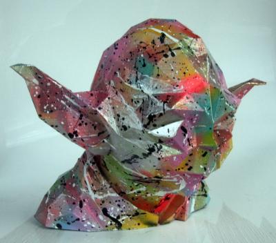 SPACO - Maitre Yoda Star Wars, 2024 - Sculpture pop street art 2