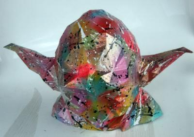 SPACO - Maitre Yoda Star Wars, 2024 - Sculpture pop street art 2