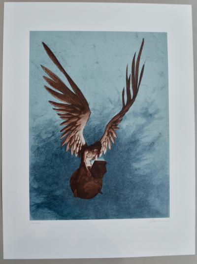 Yslaire - Ange internante, 1999 - Sérigraphie signée 2