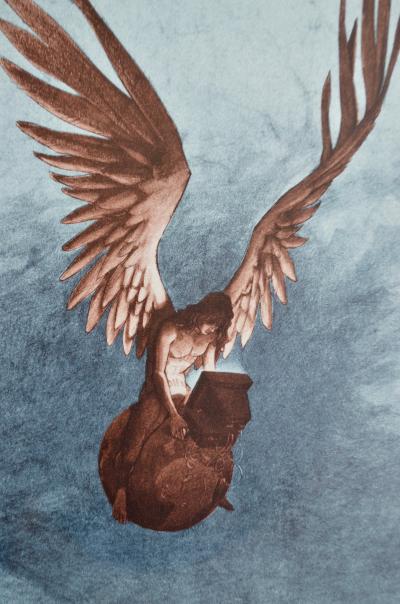 Yslaire - Ange internante, 1999 - Sérigraphie signée 2