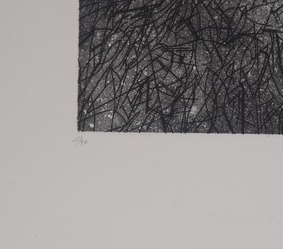 Nicolas-Simon Sochos - Hommage à Platon : Le mythe de la Caverne   Gravure originale signée 2