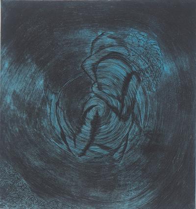 Nicolas-Simon Sochos- Hommage à Lautréamont : Maldoror -  Gravure originale signée 2