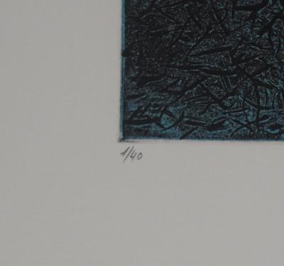 Nicolas-Simon Sochos- Hommage à Lautréamont : Maldoror -  Gravure originale signée 2
