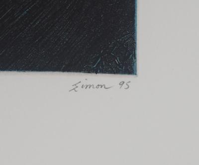 Nicolas-Simon Sochos- Hommage à Lautréamont : Maldoror -  Gravure originale signée 2