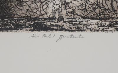Nicolas-Simon Sochos - Ainsi parlait Zarathoustra  -  Gravure originale signée 2