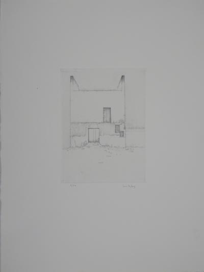 Lars Nyberg - Maison blanche - Gravure originale signée 2