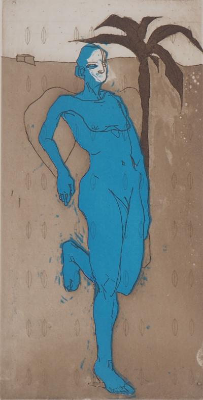François Vincent - Le Jaguar, 1995 - Gravure originale signée 2