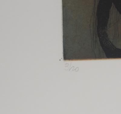 François Vincent -  Rêve surréaliste, 1991- Gravure originale signée 2
