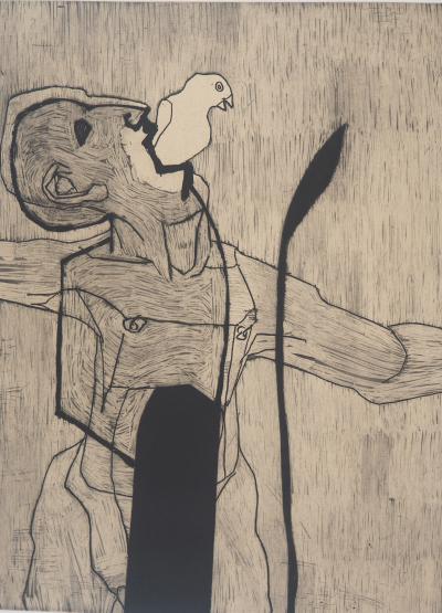 François Vincent - Allégorie : La Fertilité, 1997 - Gravure originale signée 2