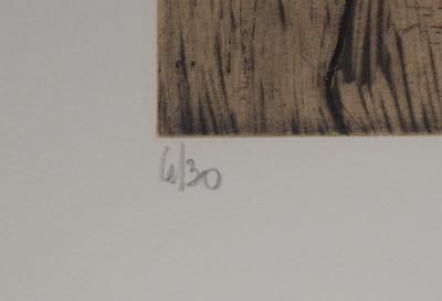 François Vincent - Allégorie : La Fertilité, 1997 - Gravure originale signée 2