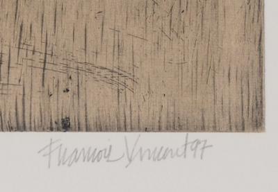 François Vincent - Allégorie : La Fertilité, 1997 - Gravure originale signée 2