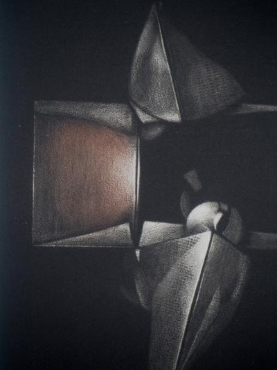 Michel Roncerel - Pique de colère - Gravure originale  signée 2