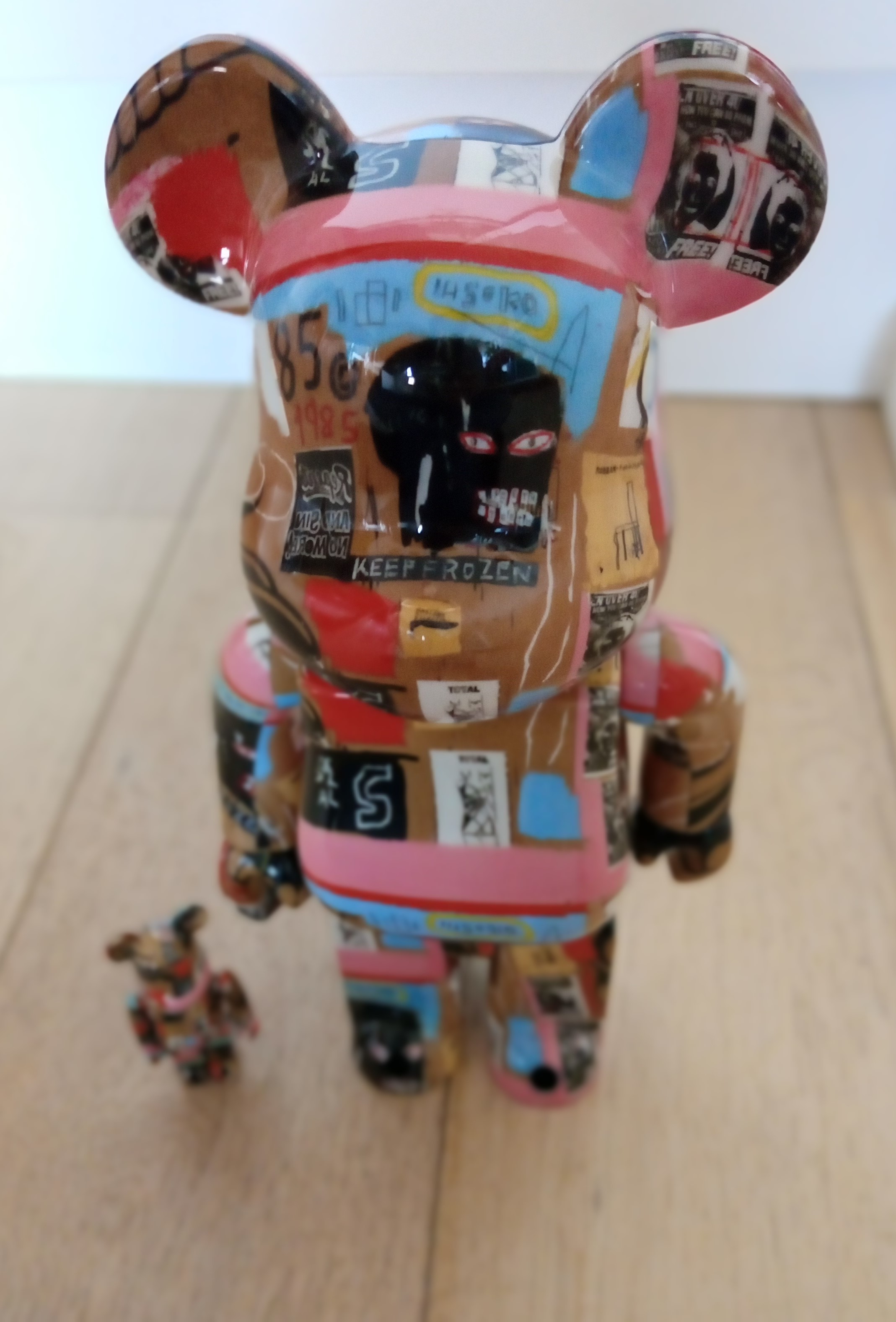 MEDICOM TOY - Andy Warhol × JEAN-MICHEL BASQUIAT #2 Medicom Andy Warhol x Jean-Michel Basquiat #2 100% 400