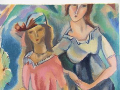 Jules Pascin - Les deux soeurs - Lithographie originale signée 2