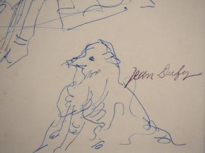 Jean DUFY : La Procession - Dessin signé 2