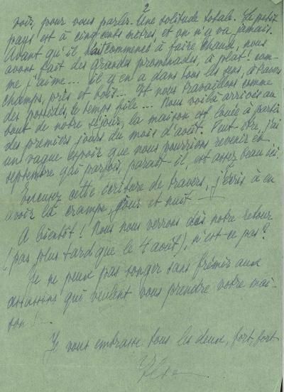 Louis ARAGON - Elsa TRIOLET - Correspondance autographe signée 2