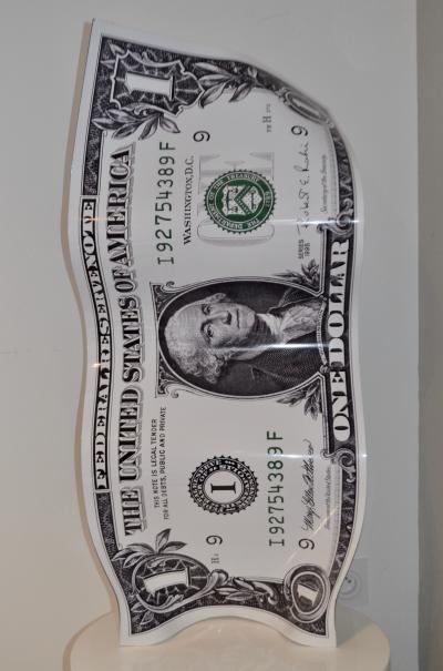 Karl LAGASSE - One dollar, 2011 - Sculpture 2