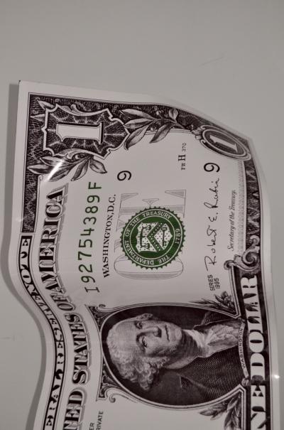 Karl LAGASSE - One dollar, 2011 - Sculpture 2