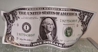 Karl LAGASSE - One dollar, 2011 - Sculpture 2