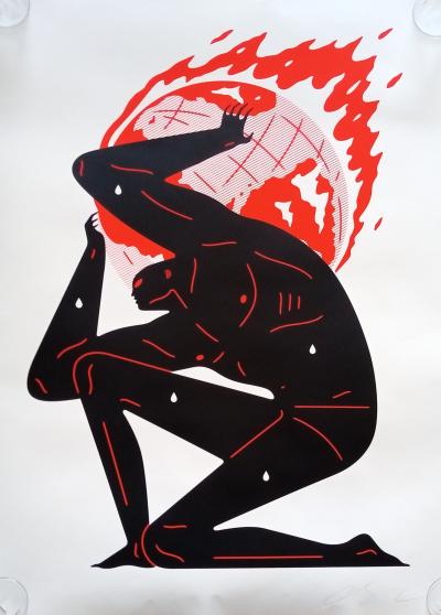 Cleon PETERSON - World On Fire (Large Format - White), 2020 - Sérigraphie signée et numérotée 2