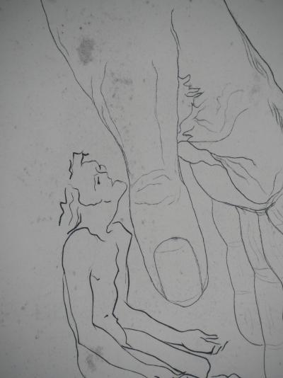Jean COCTEAU - La main, circa 1950  - Gravure originale 2