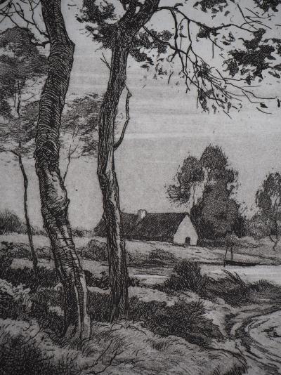 Eugène Delâtre - La meule - Gravure originale 2