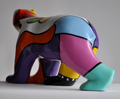 Déesse - Ours polychrome - Sculpture 2