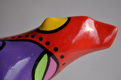 Déesse - Ours polychrome - Sculpture 2
