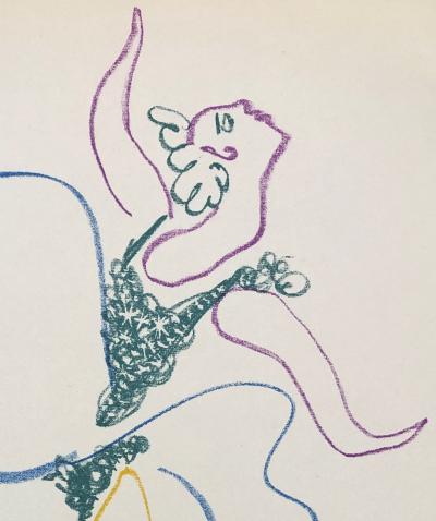 Pablo PICASSO - Le ballet, 1954 - Lithographie originale signée dans la planche 2