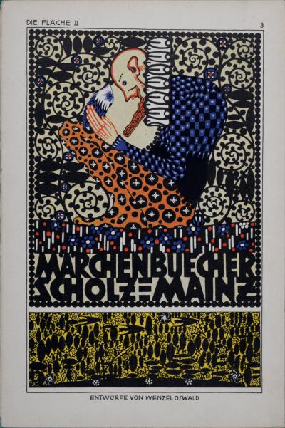 Wenzel OSWALD - Märchenbücher, c. 1910 - Original small lithograph poster 2