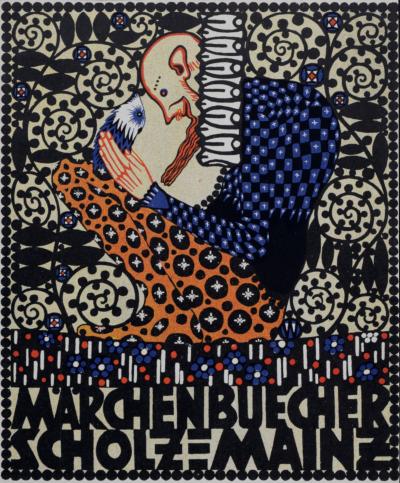 Wenzel OSWALD - Märchenbücher, c. 1910 - Original small lithograph poster 2