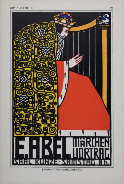 Karl SCHWETZ - Abel, c. 1910 - Original lithographic poster 2