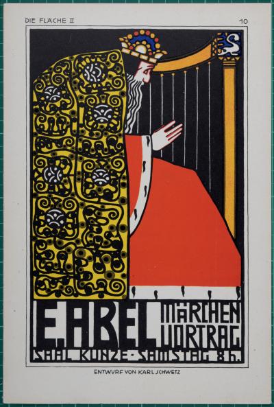 Karl SCHWETZ - Abel, c. 1910 - Original lithographic poster 2