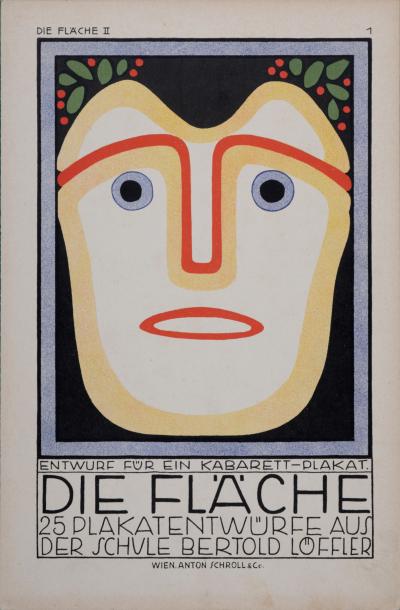 Anton SCHROLL - Die Fläche, c. 1910 - Original small lithograph poster 2