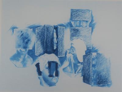 Sacha SOSNO : Les sculptures - Sérigraphie originale signée 2