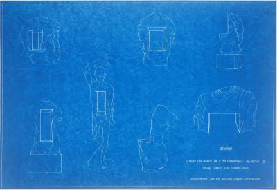 Sacha SOSNO: Greco-Roman busts - Original signed screenprint 2