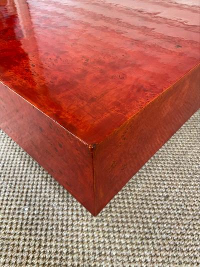 Willy RIZZO - Table basse rouge 2