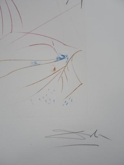Salvador DALI - Le vaisseau fantôme - Gravure originale signée au crayon 2