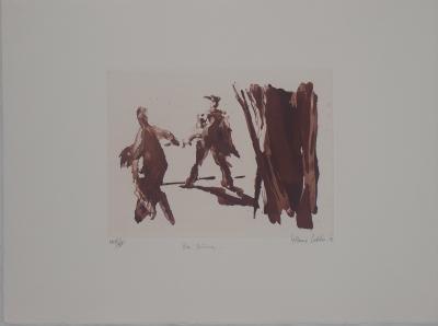 Etienne Lodého - En Scène, 1991 - Gravure originale signée 2