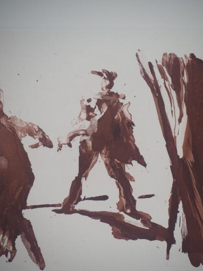 Etienne Lodého - En Scène, 1991 - Gravure originale signée 2