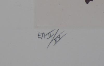 Etienne Lodého - En Scène, 1991 - Gravure originale signée 2