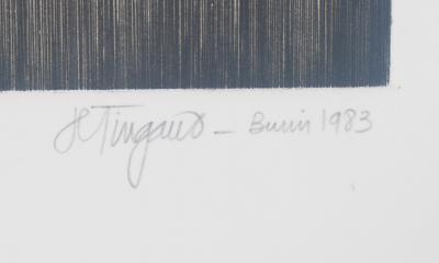 Etienne Tingaud - Présomption, 1983 - Gravure originale signée 2
