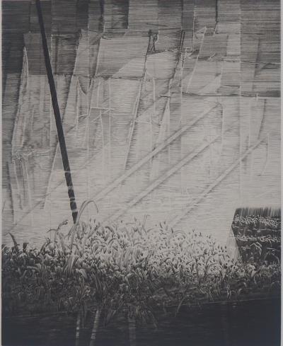 Etienne Tingaud - L'exigence du sel, 1983 - Gravure originale signée 2
