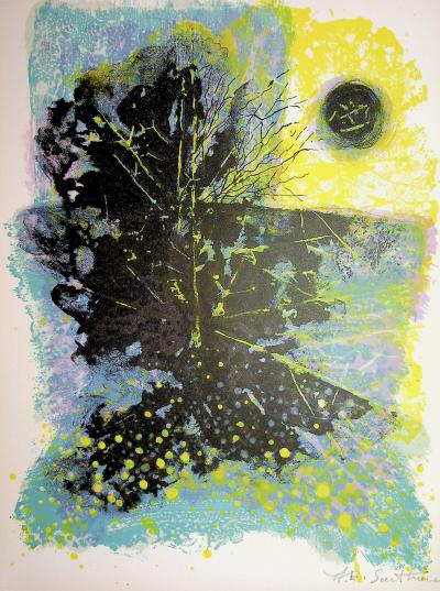 Maurice Elie SARTHOU - Aube sur les flots, 1965 - Lithographie originale, signée 2