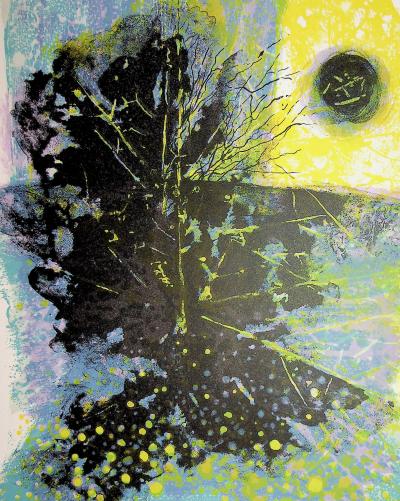 Maurice Elie SARTHOU - Aube sur les flots, 1965 - Lithographie originale, signée 2
