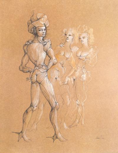 Léonor FINI - Casanova séducteur, 1980 - Lithographie signée 2