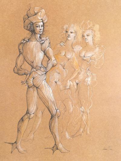 Léonor FINI - Casanova séducteur, 1980 - Lithographie signée 2