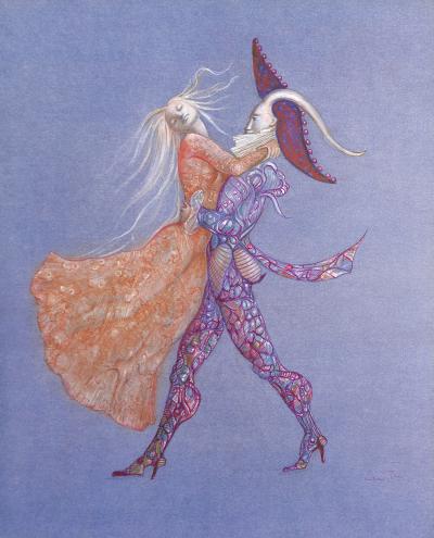 Léonor FINI - Tango surréaliste, 1980 - Lithographie signée 2